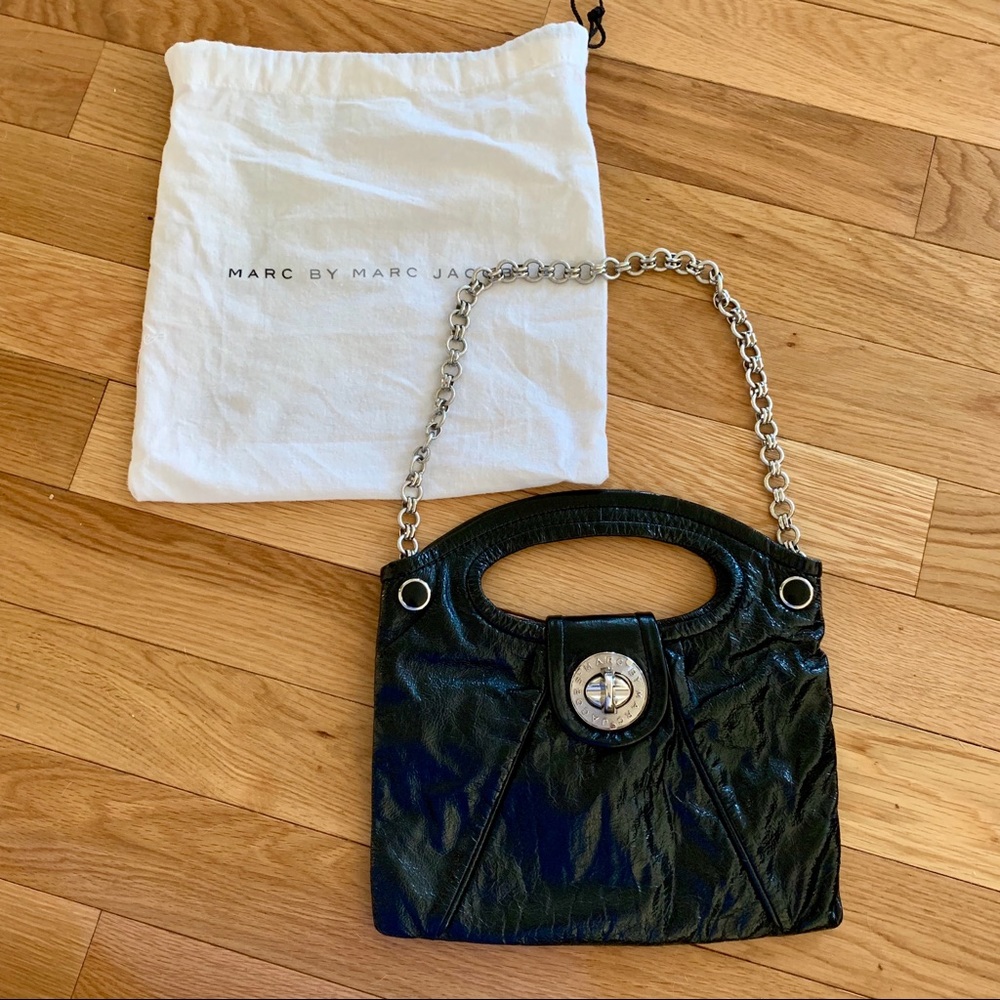 Marc by Marc Jacobs Totally Turnlock Patent Purse